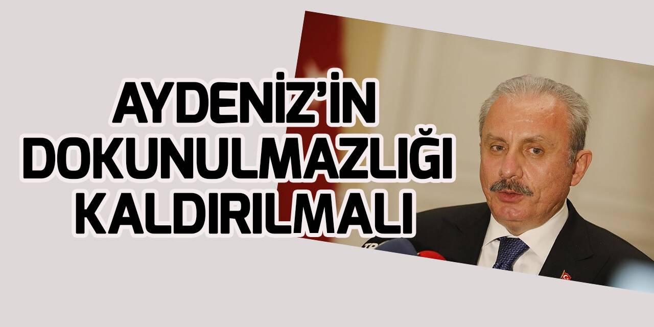 TBMM Başkanı Şentop, polise yumruk atan DBP'li Aydeniz'in dokunulmazlığının kaldırılmasını istedi