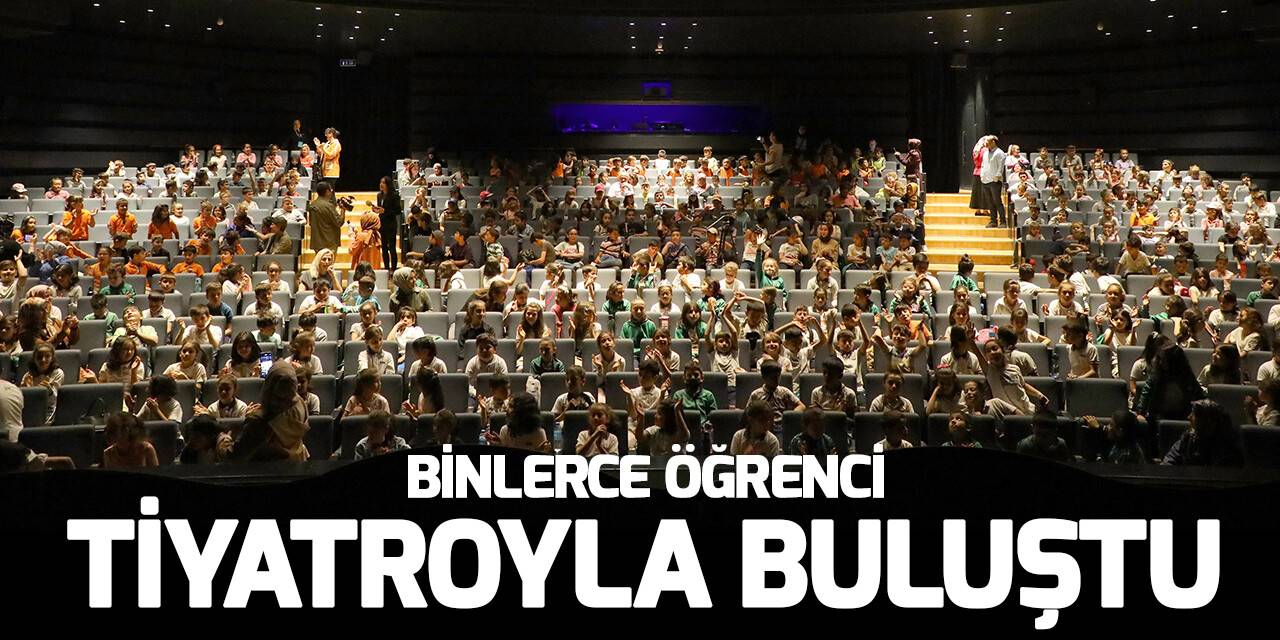 Tiyatroya yolculuk projesi ile çocuklar tiyatroyla buluştu