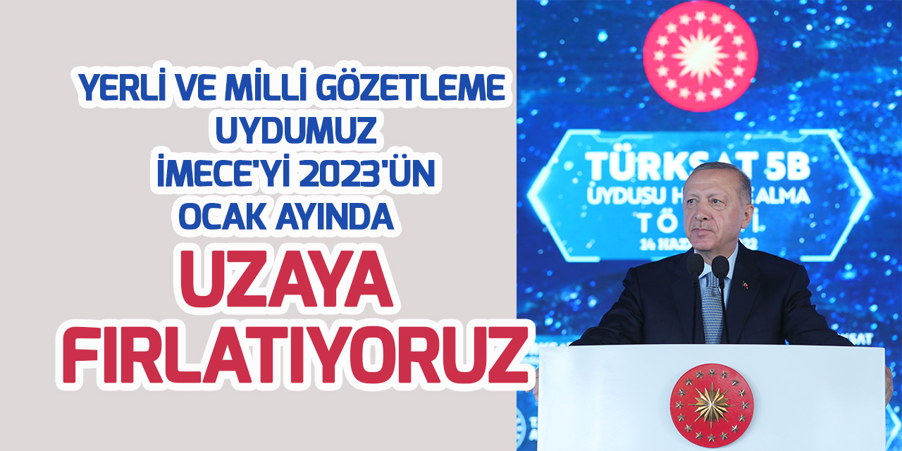 Cumhurbaşkanı Erdoğan, Türksat 5B Uydusu Hizmete Alma Töreni'nde konuştu