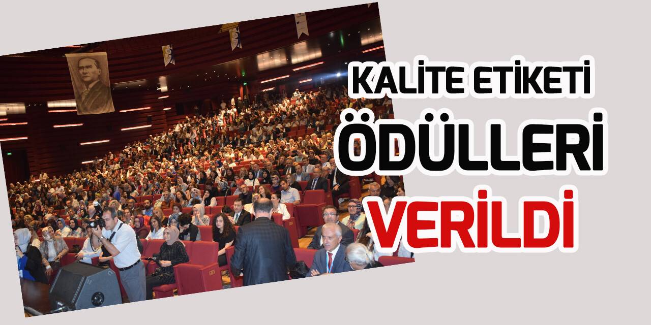 Öğretmenlere Avrupa ve ulusal kalite etiketi dağıtıldı