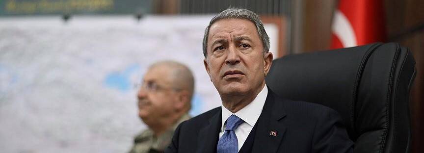 Bakan Akar, Yunanistanlı mevkidaşı Panagiotopoulos ile görüştü