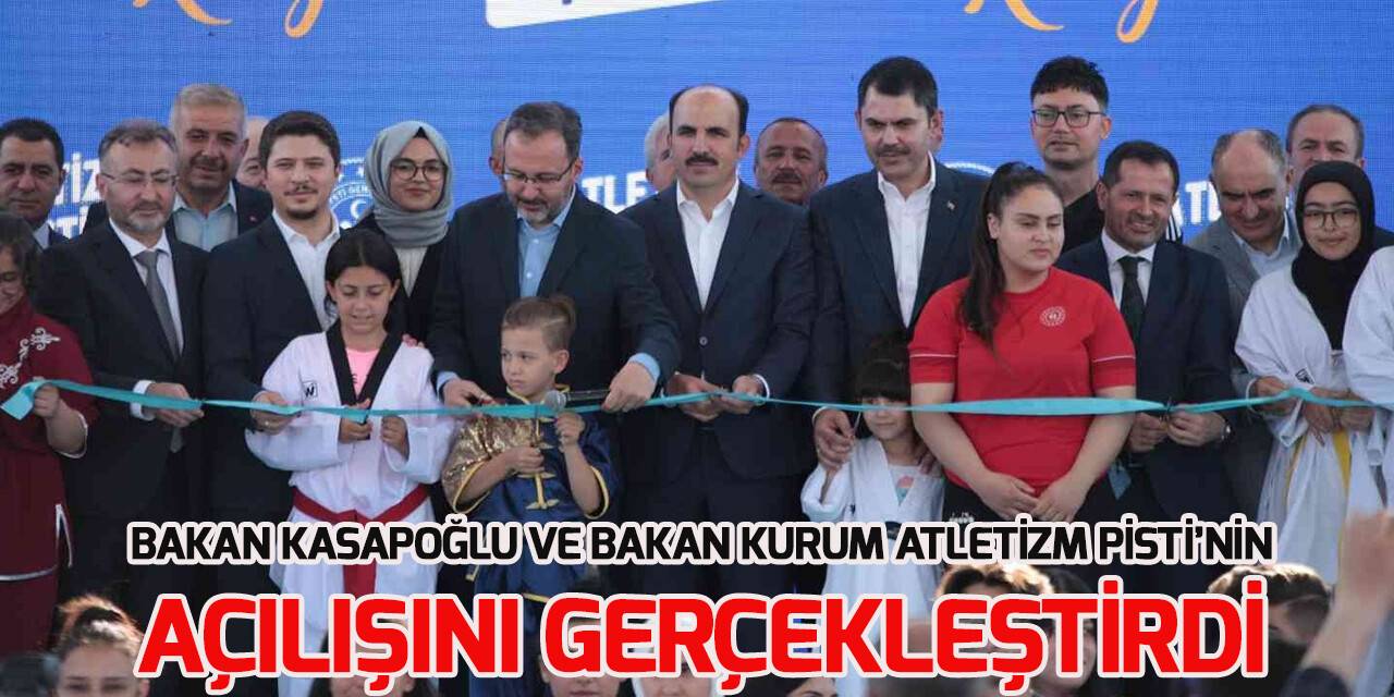 Konya'da Atletizm Pisti'nin Açılış Töreni yapıldı