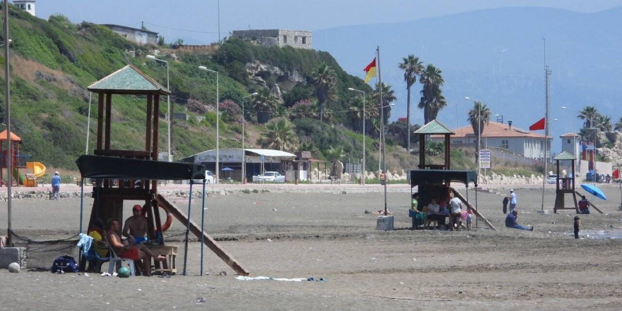 Samandağ’da rip akıntısı uyarısı