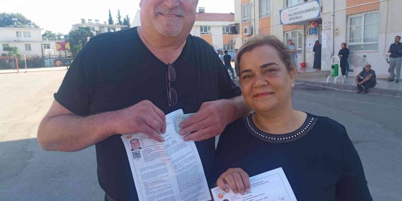 Emekli çiftin YKS heyecanı