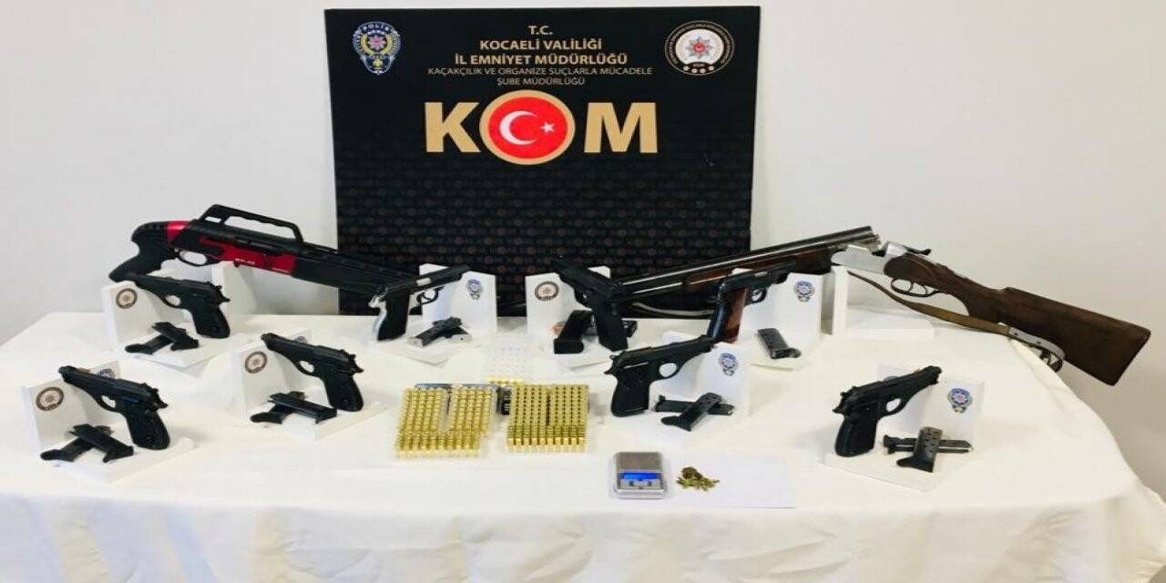 Kocaeli’de silah operasyonu