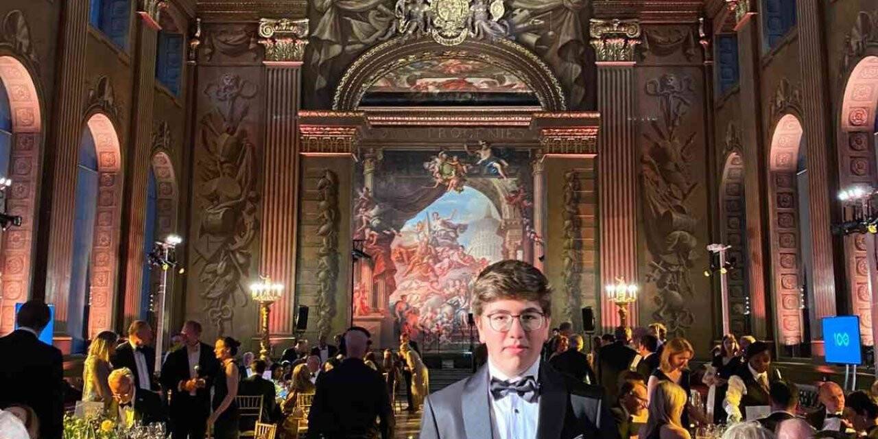 ’Yüzyılın Kutlaması’ etkinliğinde Türkiye’yi lise öğrencisi Bora Tezkan temsil etti