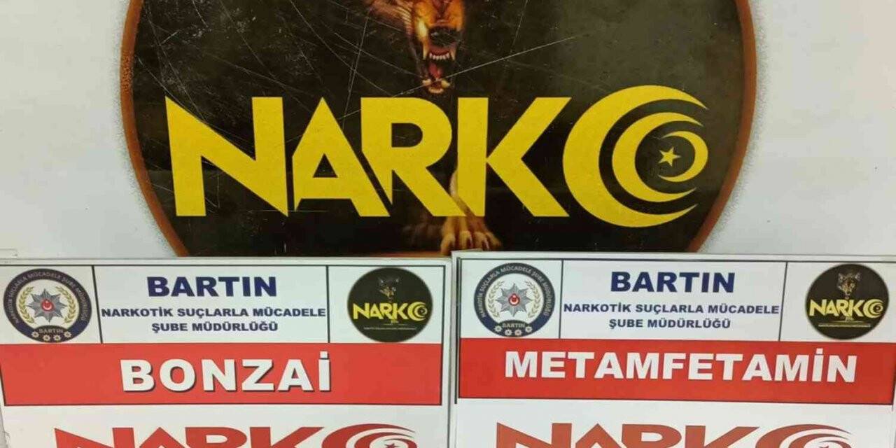 Durdurulan araçta ve pansiyonda uyuşturucu ele geçirildi