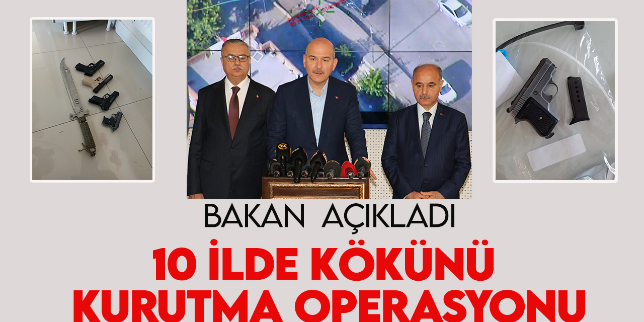 Bakan Soylu, Diyarbakır merkezli 10 ilde uyuşturucu satıcılarına yönelik operasyon başlatıldığını açıkladı