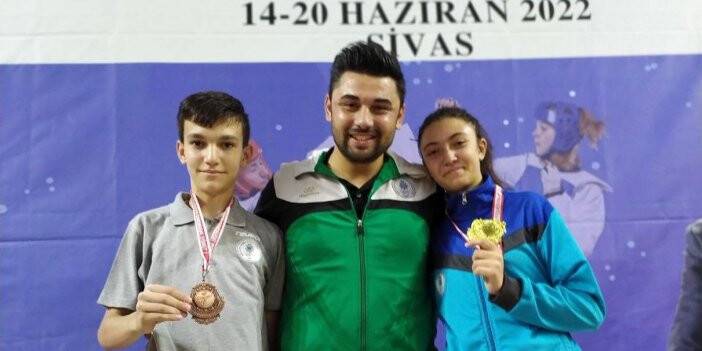 Taekwondoda 3 madalya