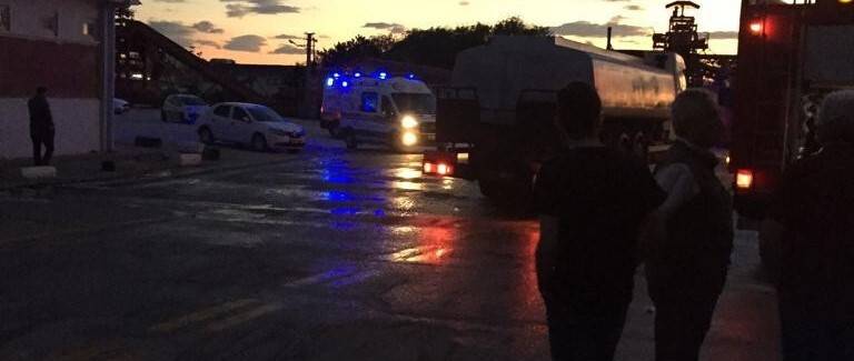 Ankara’da şeker fabrikasında yangın