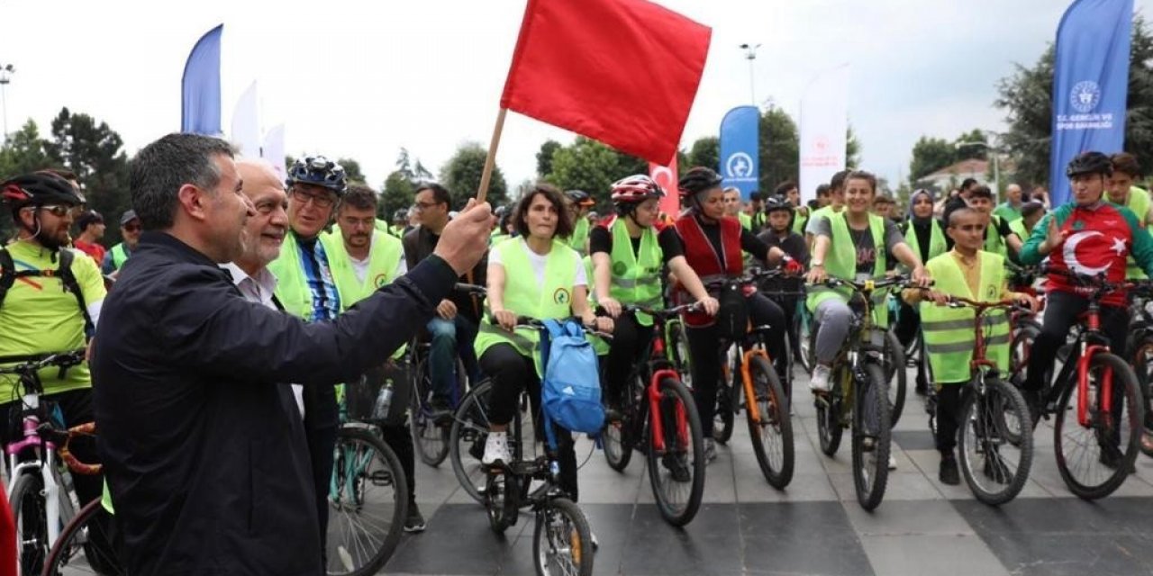 Düzce 7. bisiklet baharında yüzlerce pedal döndü