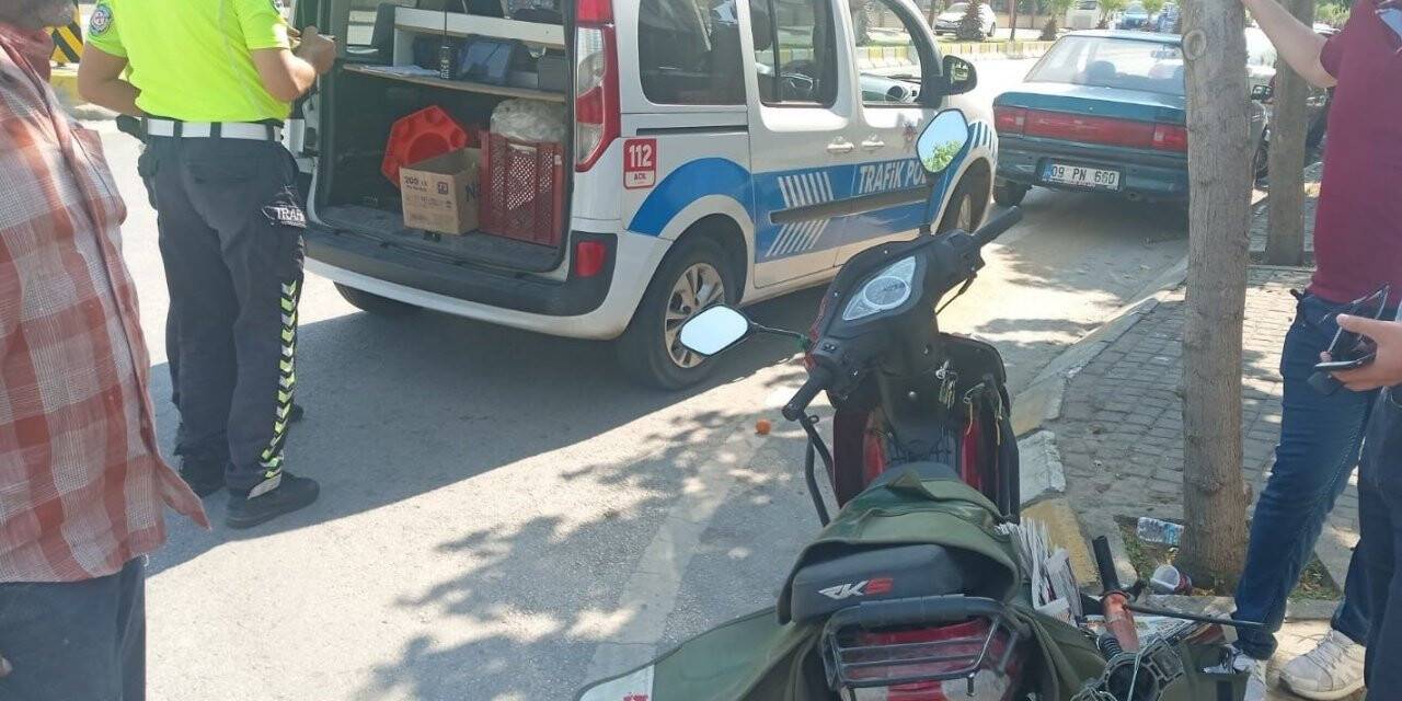 Aydın’da motosiklet ile otomobil çarpıştı: 1 yaralı