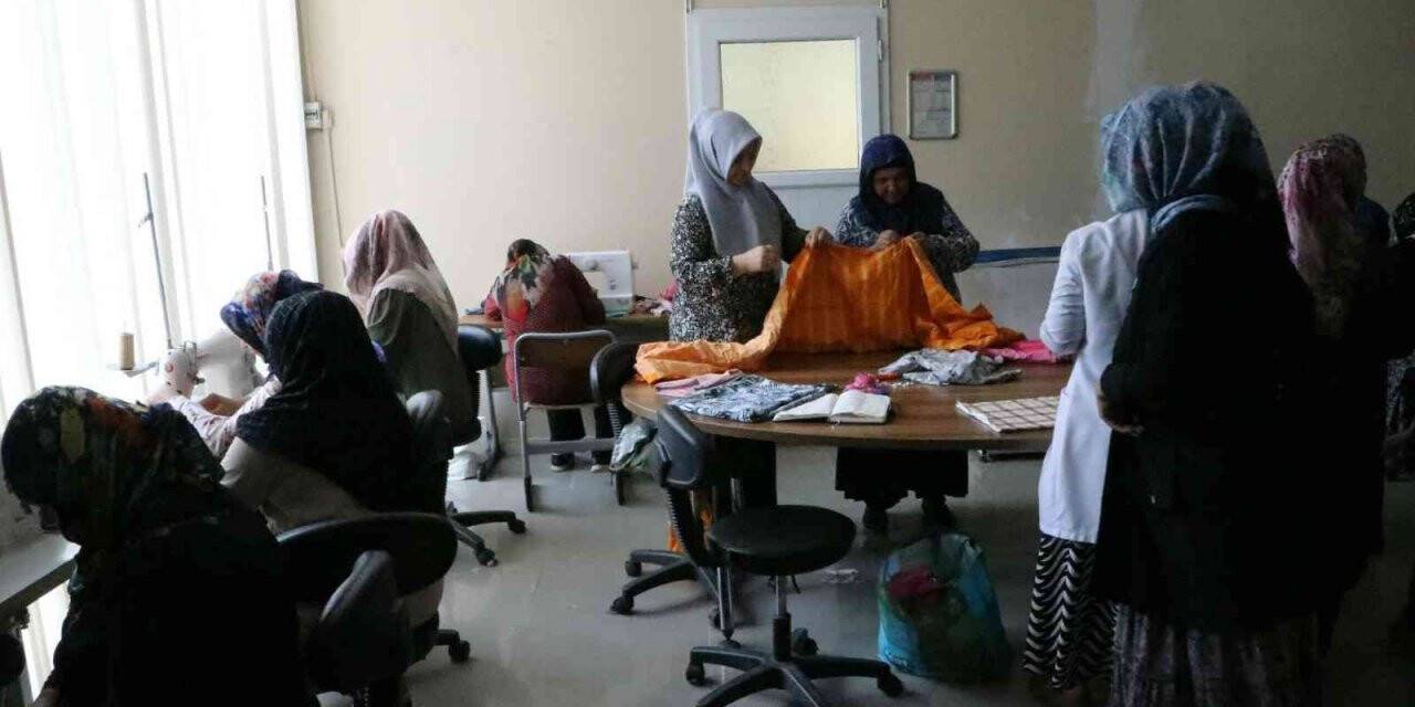 Ceylanpınar Kadın Destek Merkezine yoğun ilgi