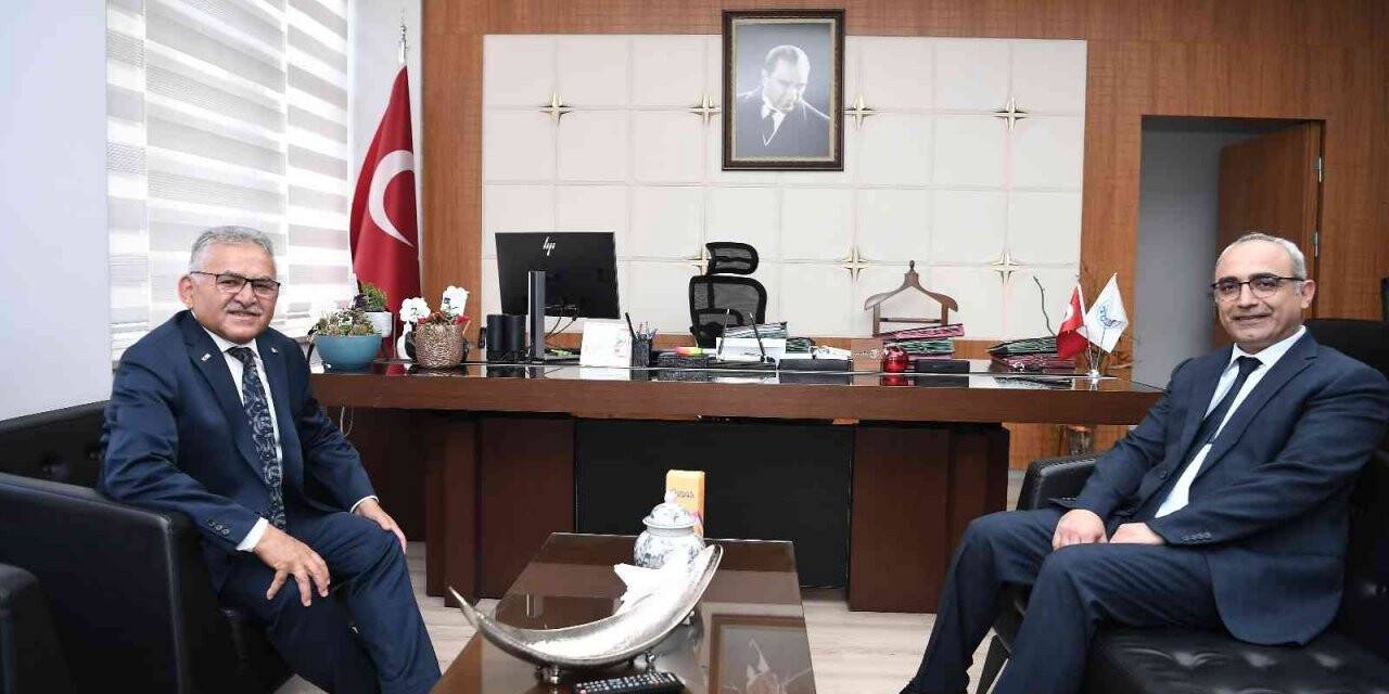 Başkan Büyükkılıç’tan ERÜ Tıp Fakültesi Başhekimine ziyaret