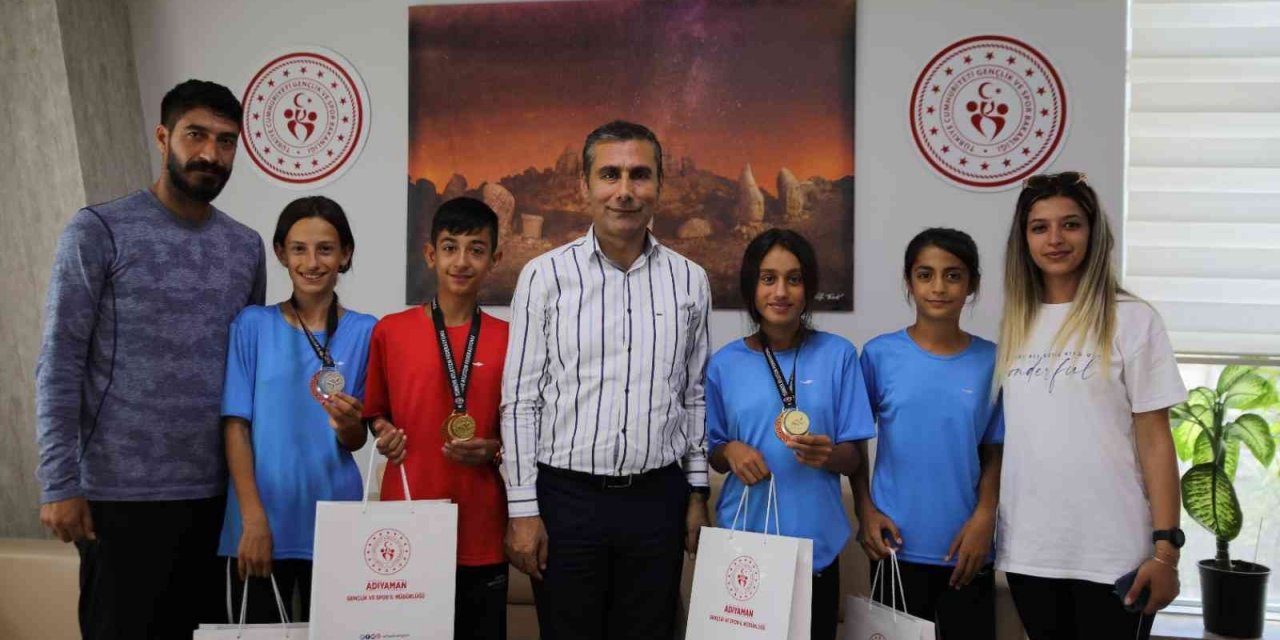 Adıyamanlı sporcular U14 Atletizm Türkiye Şampiyonasından madalya ile döndü