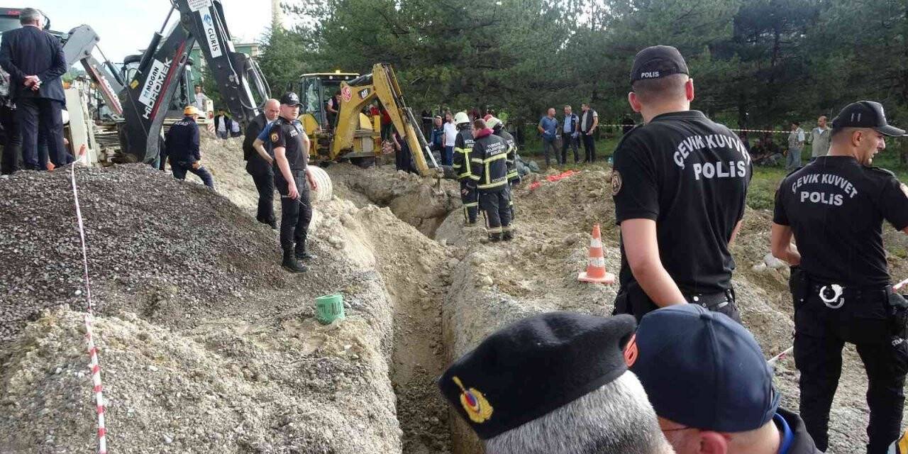 Kütahya’da yol çalışmasında göçük: 1 ölü, 1 yaralı