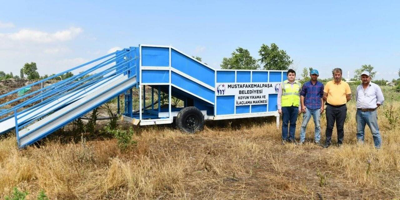 ’Mobil Koyun Banyosu’nda kurban mesaisi başladı