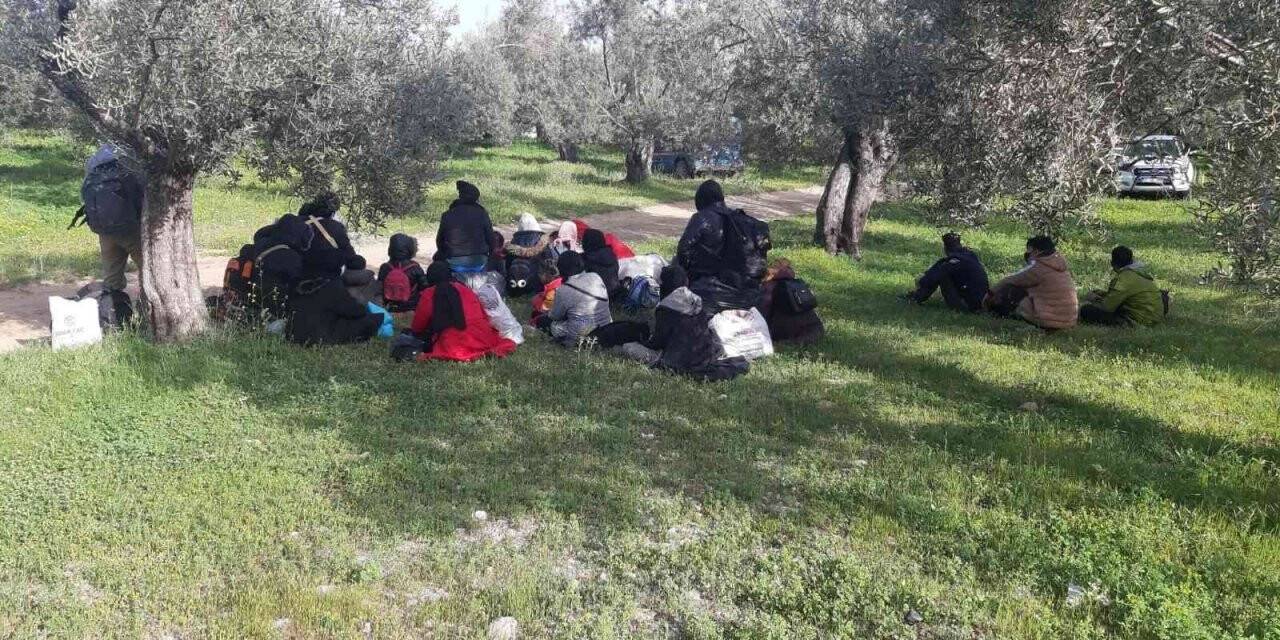 Çanakkale’de, jandarma ekipleri son 2 ayda bin 479 düzensiz göçmen yakaladı