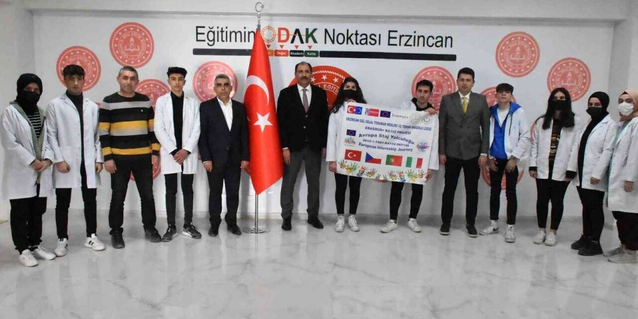Erasmus projesiyle Tarım Meslek Lisesi öğrencileri yurtdışında eğitim aldı