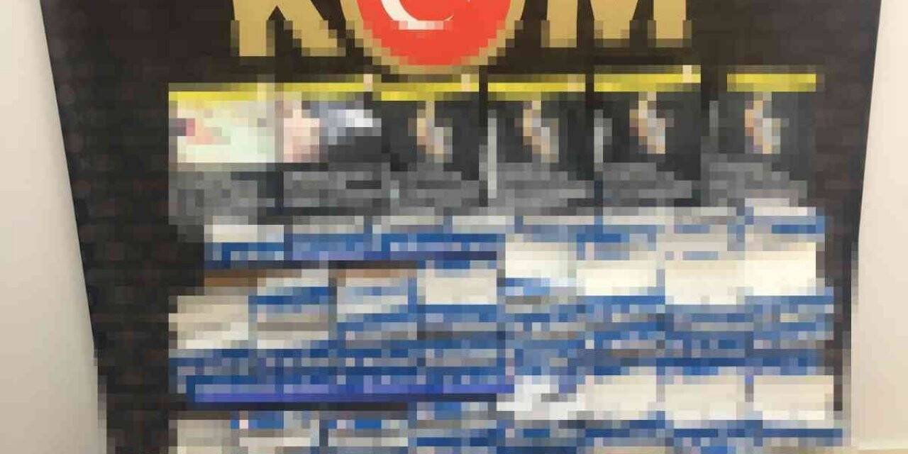 Keşan’da kaçak tütünle doldurulmuş on binlerce makaron ele geçirildi