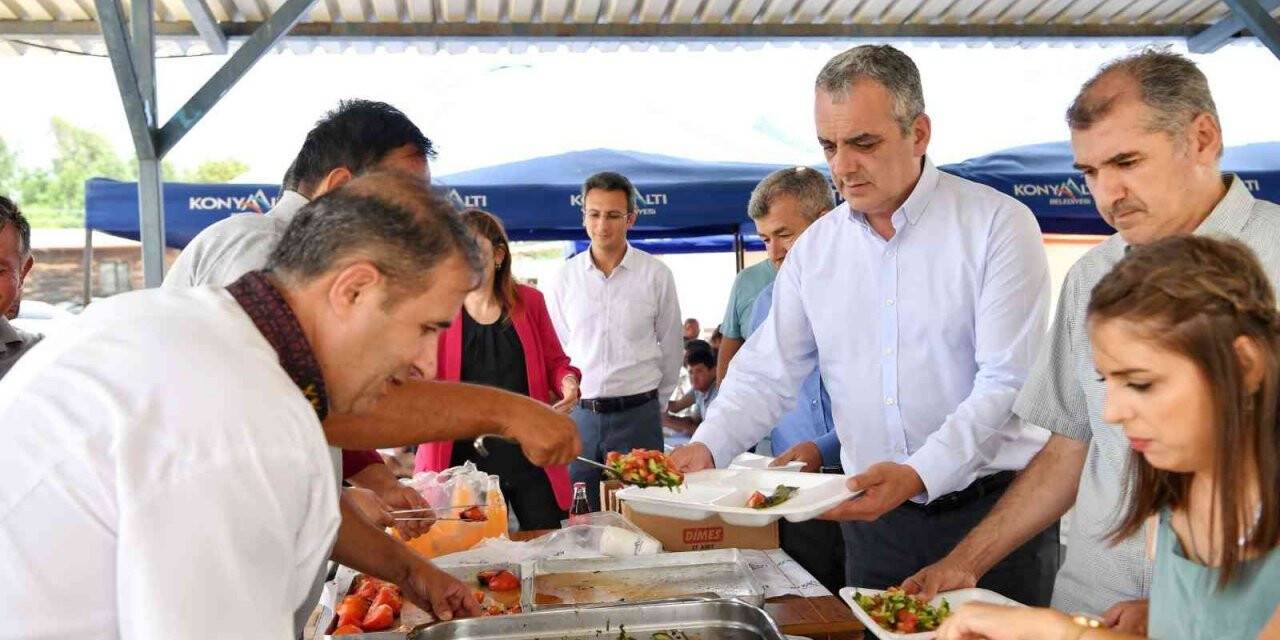 Başkandan işçilere teşekkür yemeği