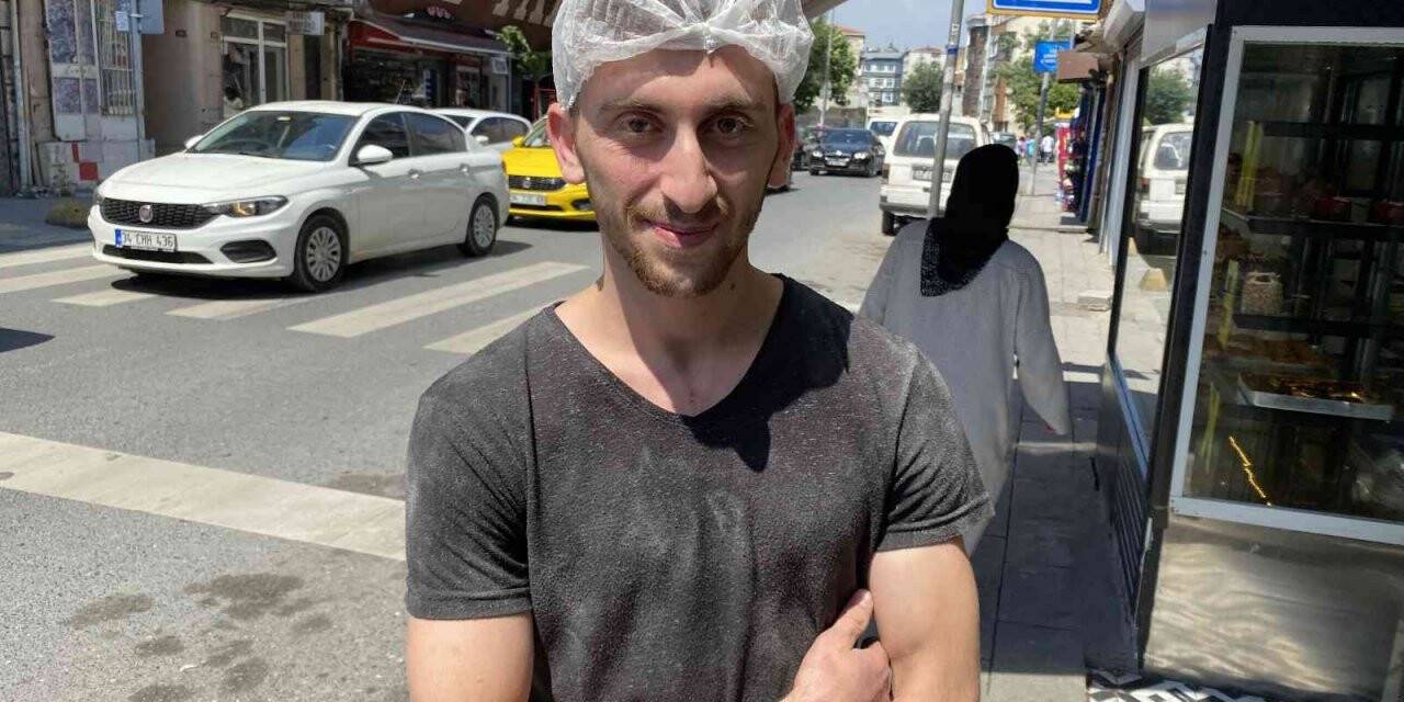 Fatih’te havaya uçtuğu kazadan 1 saat sonra işine geri döndü