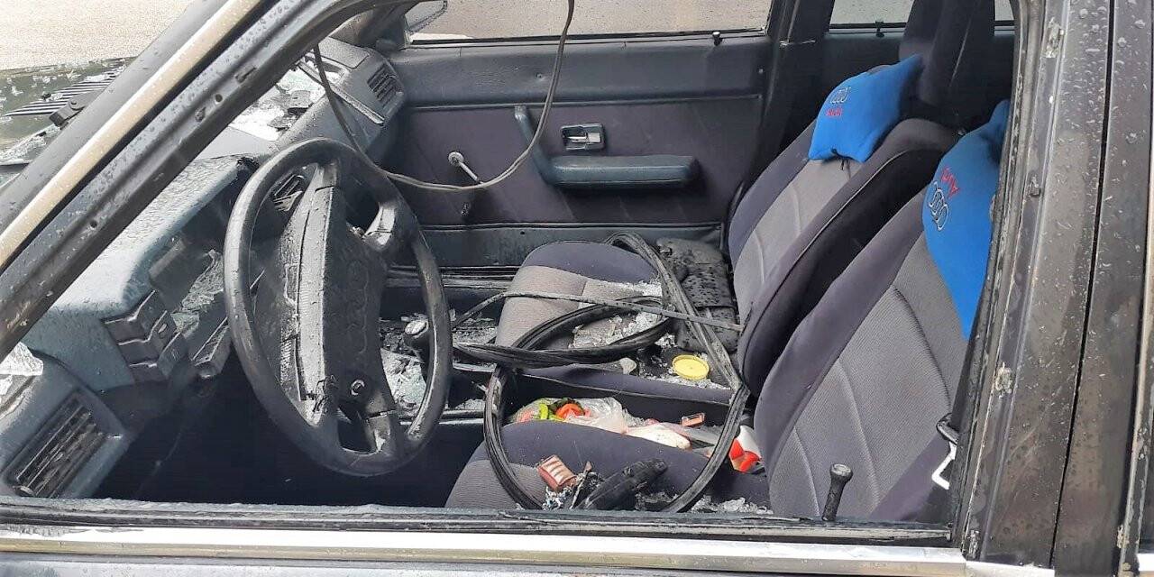 Ankara’da araca taşlı ve sopalı saldırı