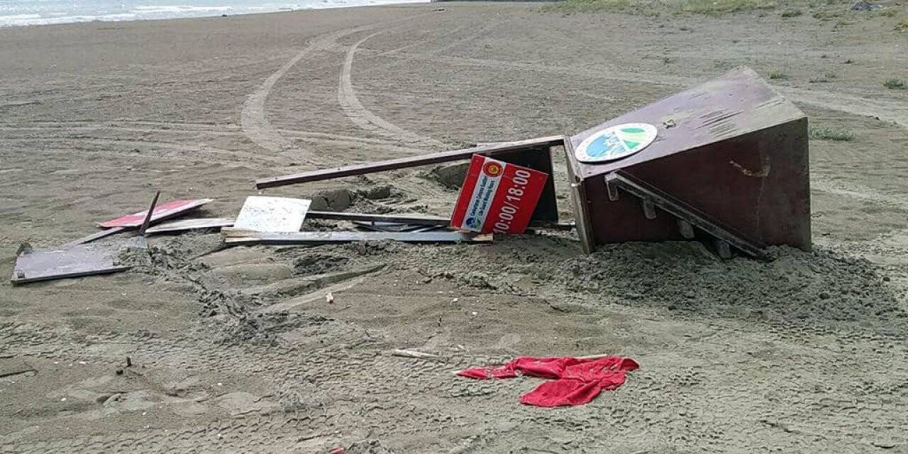 Cankurtaran kulesi tahrip edildi, bölge halkı tepki gösterdi