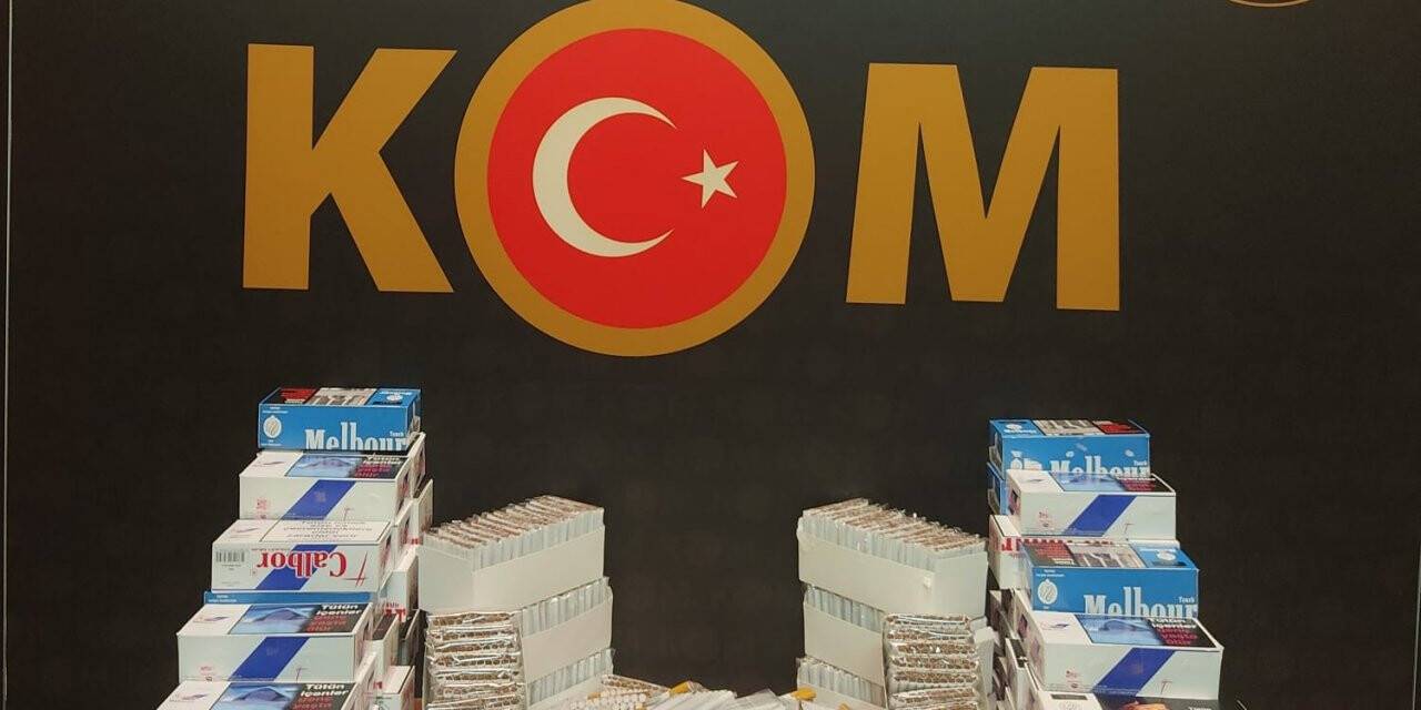 Çanakkale’de kaçak sigara operasyonu