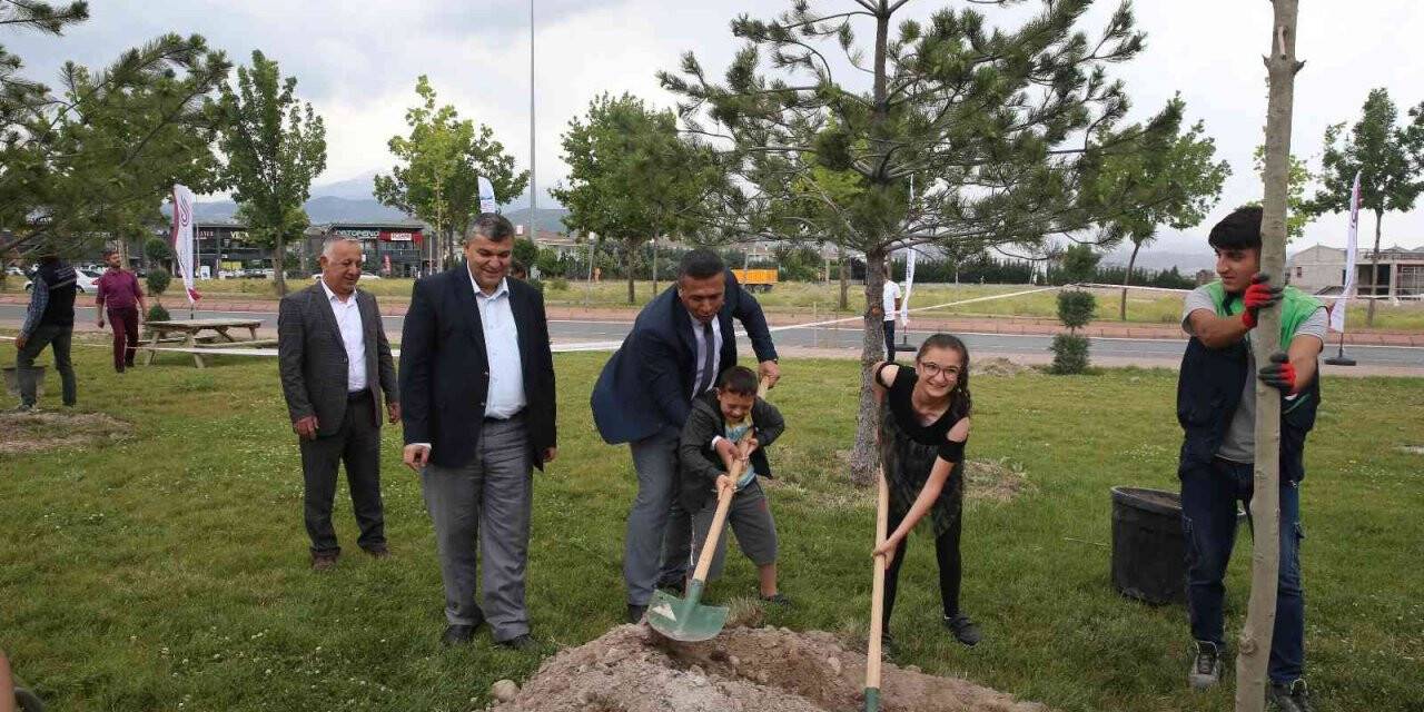 Engelsiz Yaşam Merkezi’nde 200 fidan toprakla buluşturuldu