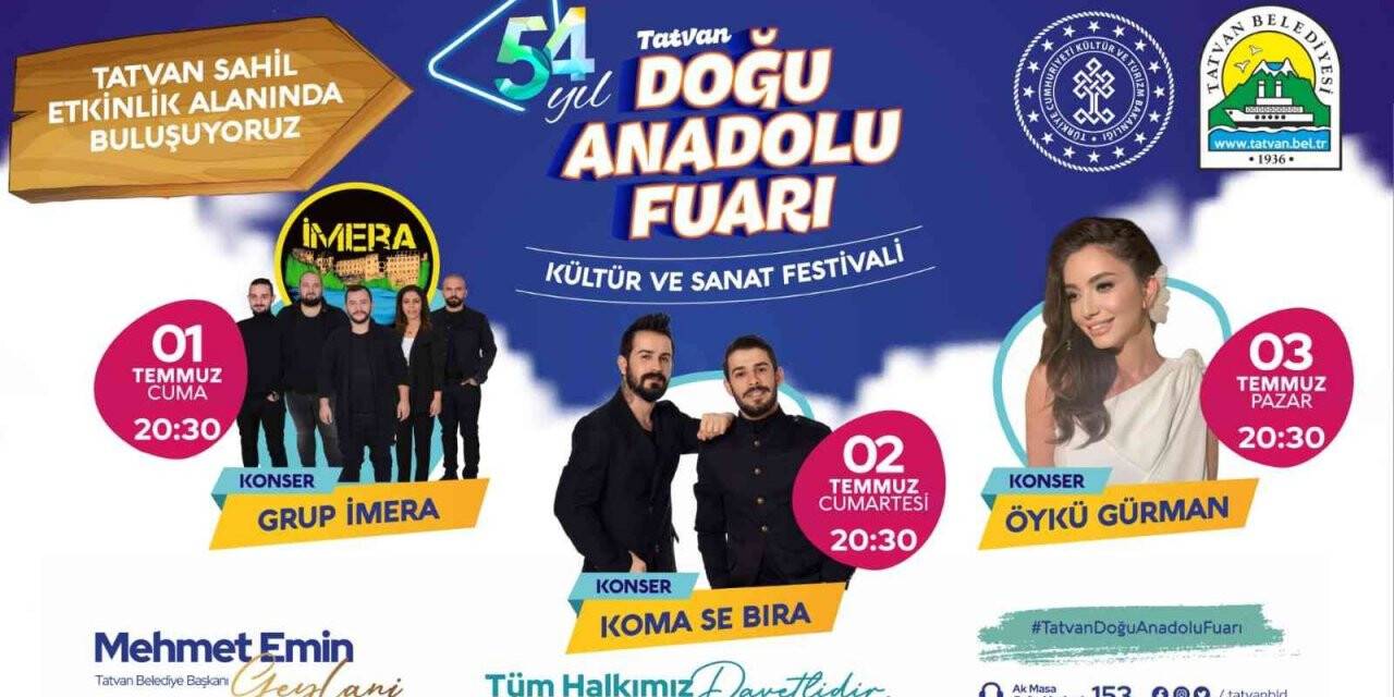 Tatvan Doğu Anadolu Fuarı başlıyor