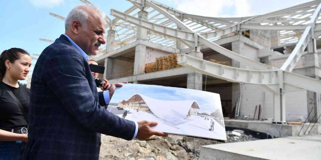 Başkan Zorluoğlu yapılan çalışmaları basın mensupları ile yerinde inceledi