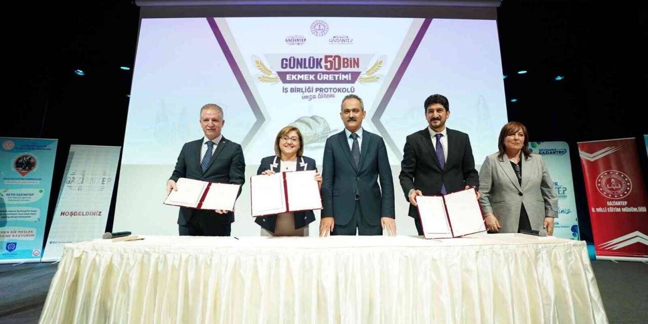 Gaziantep’te meslek liseleri halk ekmek üretecek