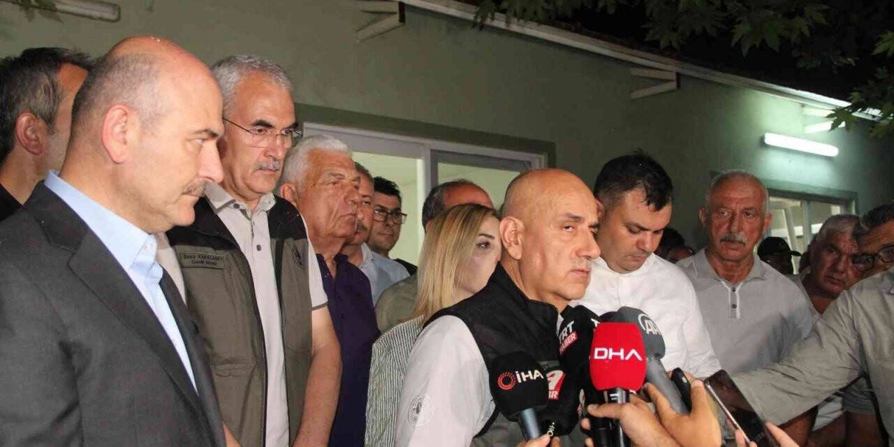 Bakan Kirişçi ve Soylu yangın değerlendirmesi yaptı