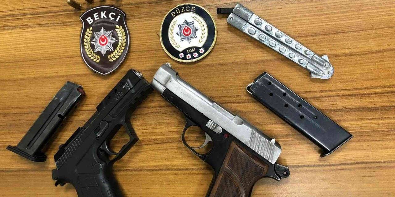 Denetimlerde 9 adet ruhsatsız tabanca yakalandı