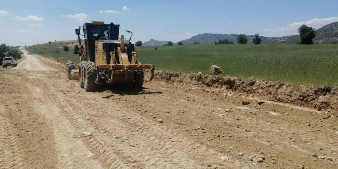 Yapılan yol çalışması trafikte güvenliği artıracak