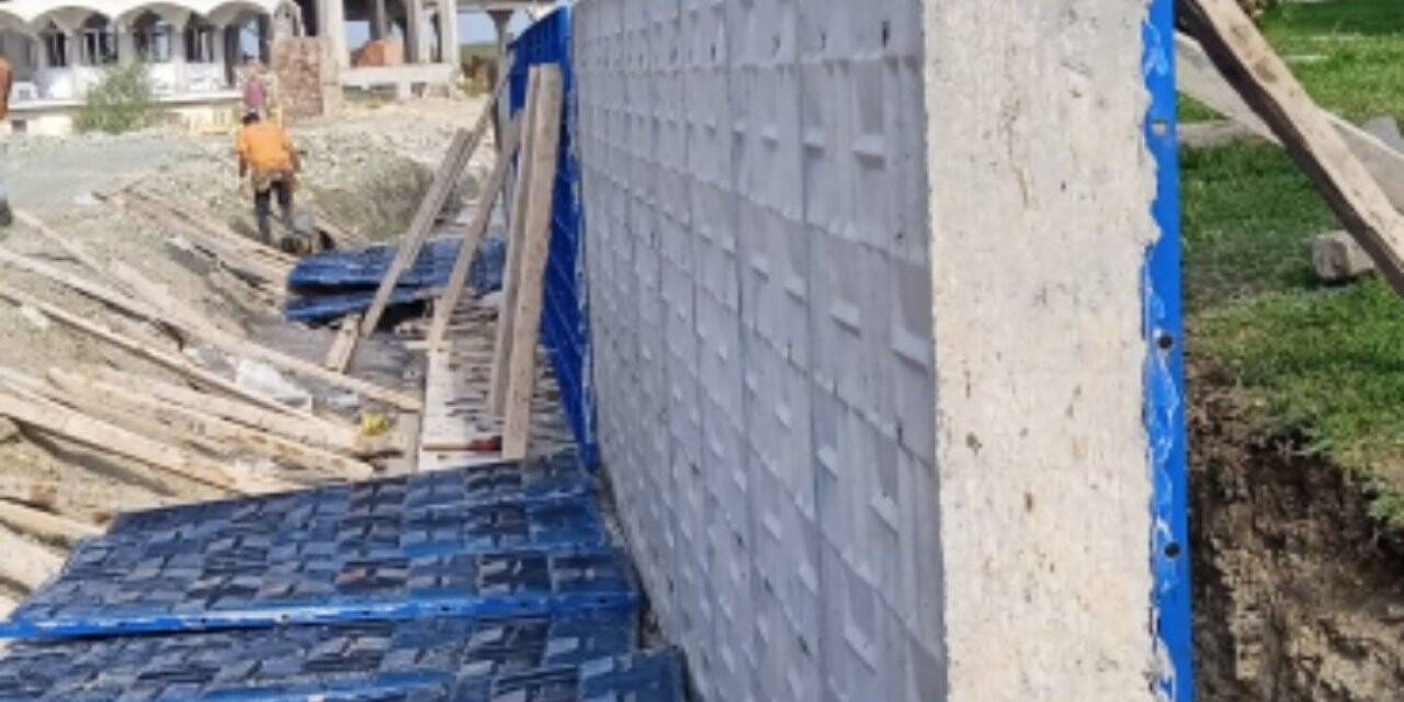 Desenli istinat duvarı