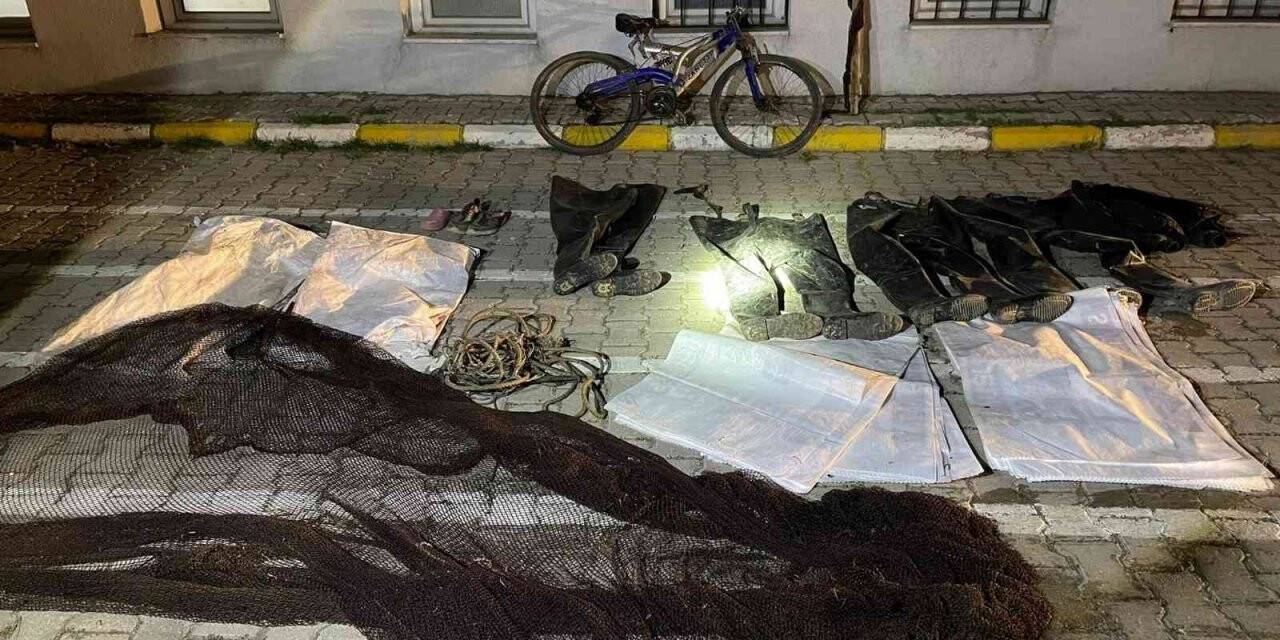 Van’da kaçak avlanmış 4,5 ton canlı inci kefali ele geçirildi