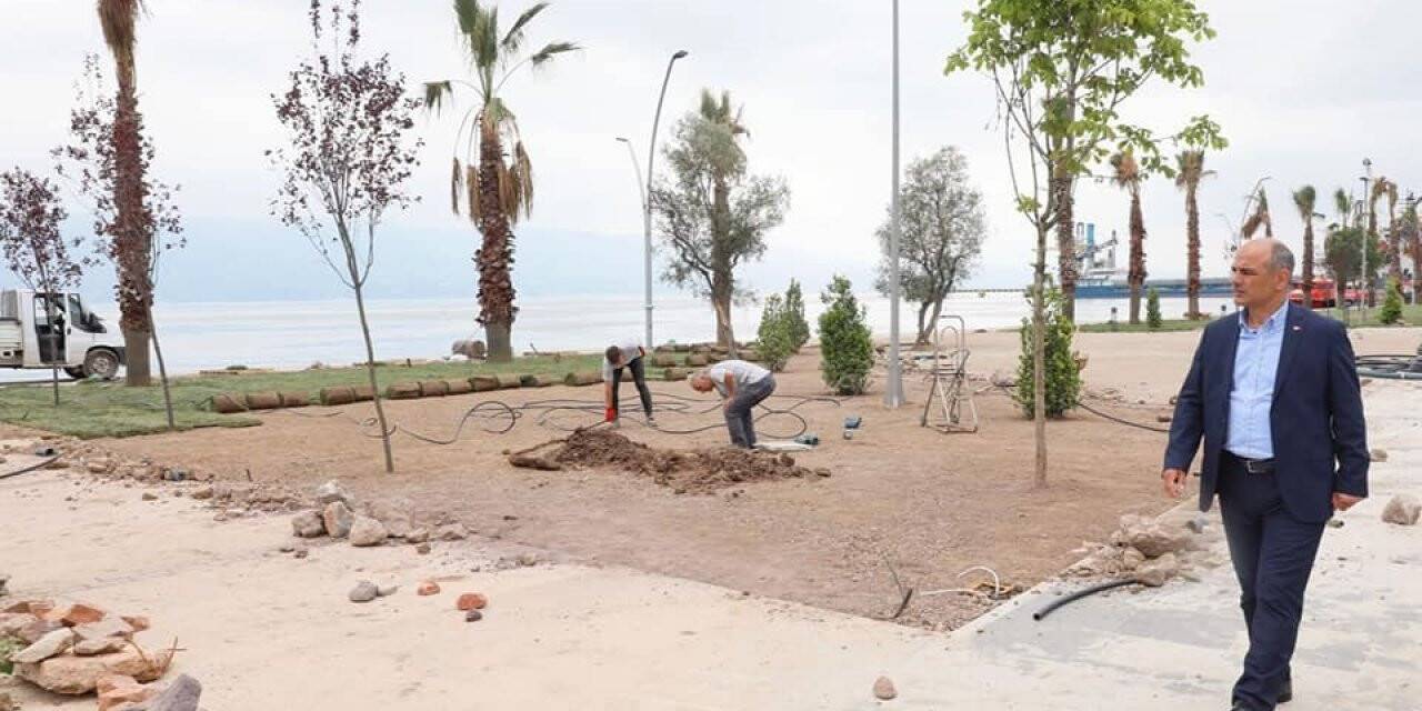 Şehit Nazım Ateş Parkı’nda çalışmalar sürüyor