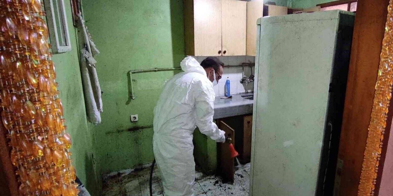 Osmangazi’de çöp ev temizlendi