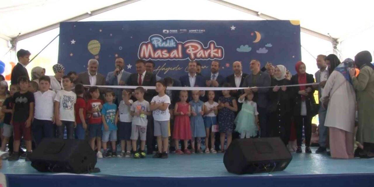 Pendik’te çocuklar, Göbeklitepe’yi Masal Parkı’nda keşfediyor