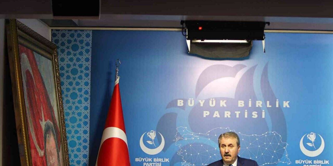 BBP Lideri Destici: “Kırmızı çizgimiz terör ve şiddettir”