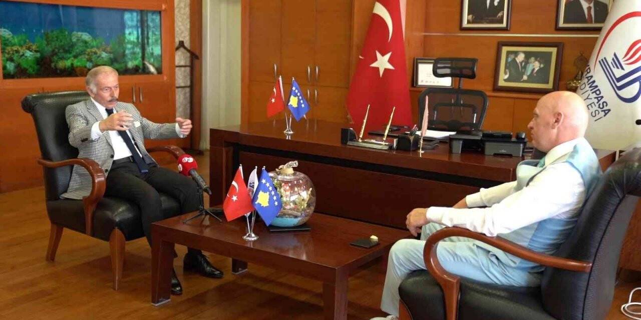 Bayrampaşa Belediye Başkanı Atila Aydıner, Kosova Güvenlik Gücü Komutanı’nı kabul etti