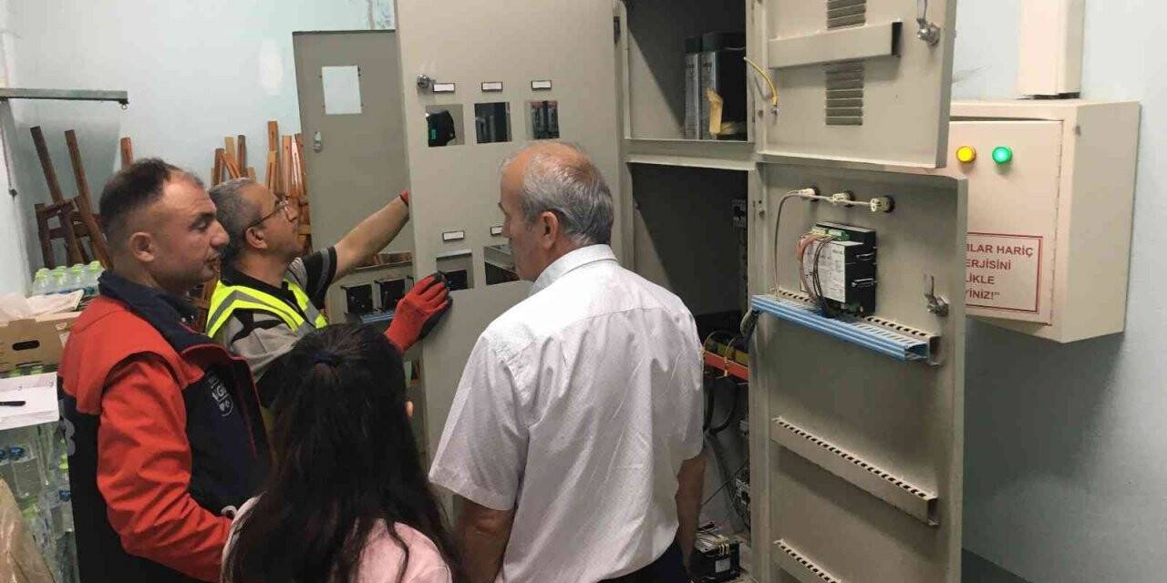Okulların elektrik hatları kontrol ediliyor