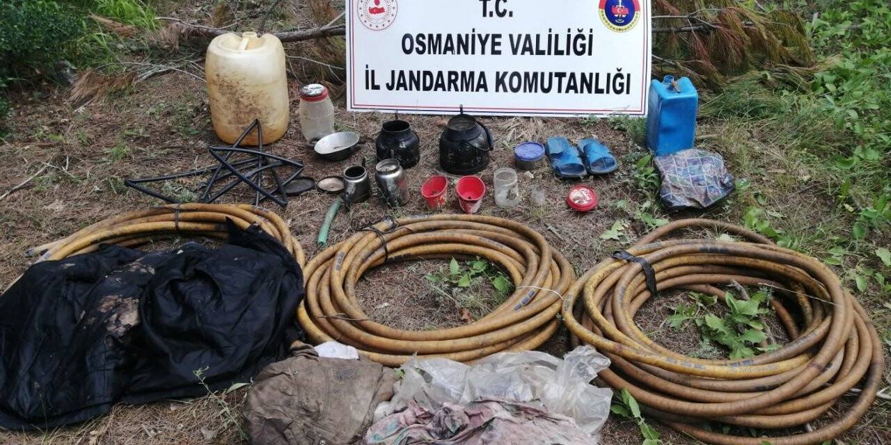 PKK’nın sığınağında yaşam malzemesi ele geçirildi