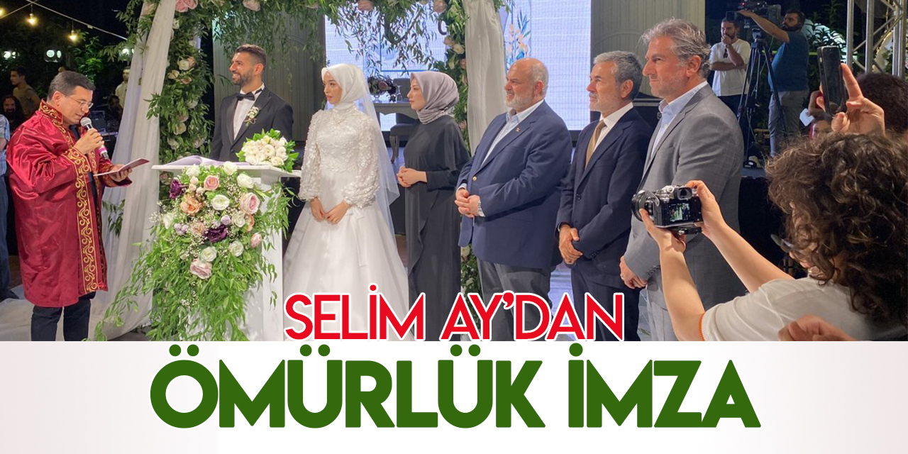 Futbolcu Selim Ay evlendi