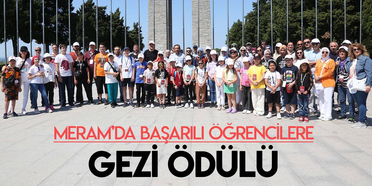 Meram’ın başarılı öğrencileri Bursa ve Çanakkale’de tarihe tanıklık etti