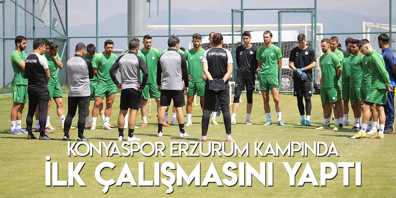 Konyaspor'da Erzurum kampı başladı