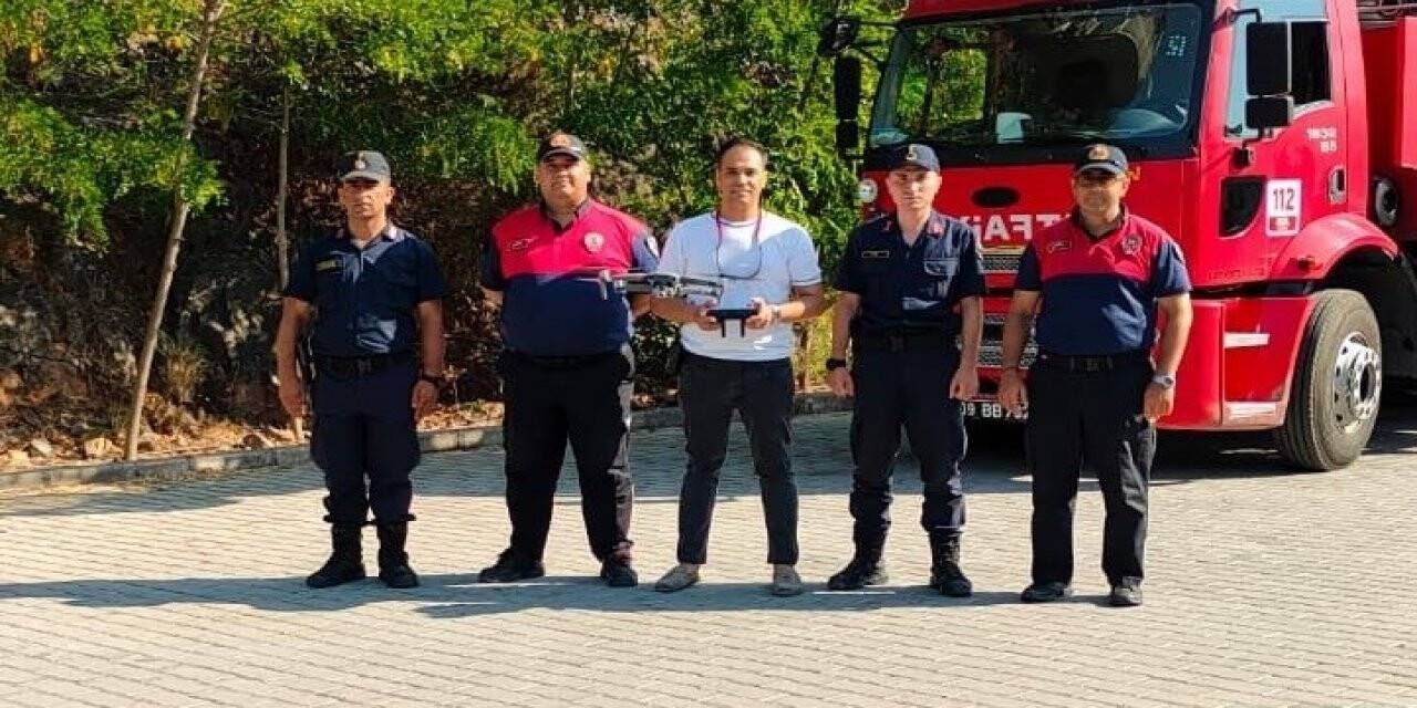 Aydın’da ormanlar yangına karşı termal drone ile kontrol ediliyor