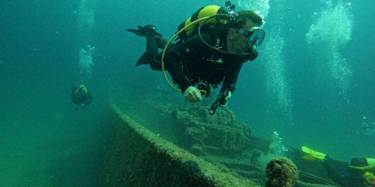 Gelibolu Tarihi Sualtı Parkı yerli ve yabancı turistleri ağırlıyor